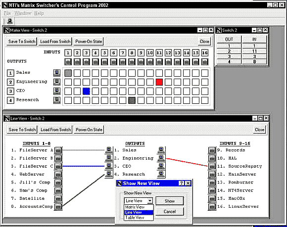 Matrix Control Software with (GUI) Graphical User Interface