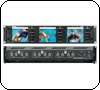 Rackmount Three Screen LCD Color Video Monitor