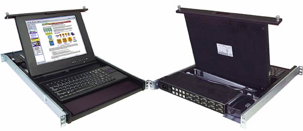 RACKMUX-15USBV-8 Rackmount KVM Drawer with USB Switch