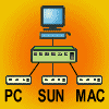 The NODEMUX Universal Multi-platform KVM switches allow one keyboard, monitor and mouse to control up to 128 computers