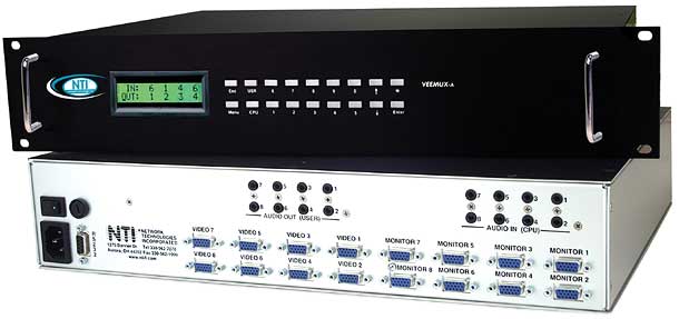 SWITCH AUDIO & VIDEO FROM MANY COMPUTERS AMONG MULTIPLE MONITORS & SPEAKERS