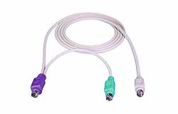 PC keyboard and mouse cable